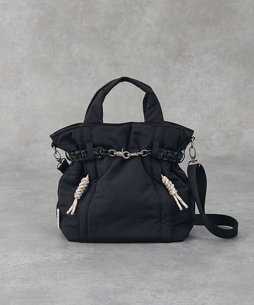 collex / コレックス ショルダーバッグ | 【WEB限定】【CTFK/コントロールフリーク】ナイロンコードベルトトートバッグ（ブラック）