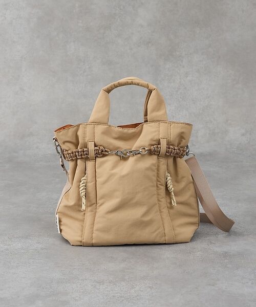 collex / コレックス ショルダーバッグ | 【WEB限定】【CTFK/コントロールフリーク】ナイロンコードベルトトートバッグ（ベージュ）