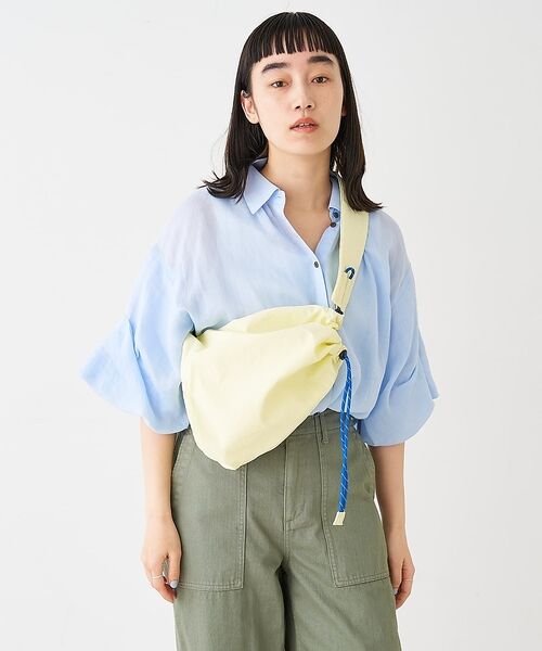 collex / コレックス ショルダーバッグ | 【WEB限定】【EARTH MADE】撥水ナイロンパラコードボンサックバッグ（イエロー）