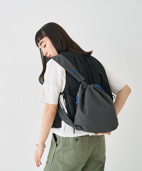 collex / コレックス ショルダーバッグ | 【WEB限定】【EARTH MADE】撥水ナイロンパラコードボンサックバッグ | 詳細30