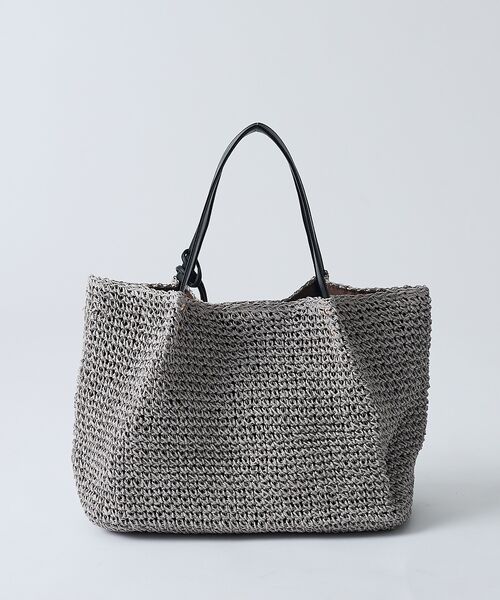 collex / コレックス かごバック | 【WEB限定】フリンジチャーム付きペーパートート【予約】 | 詳細6