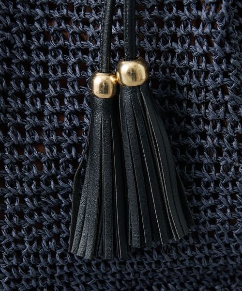 collex / コレックス かごバック | 【WEB限定】フリンジチャーム付きペーパートート【予約】 | 詳細29