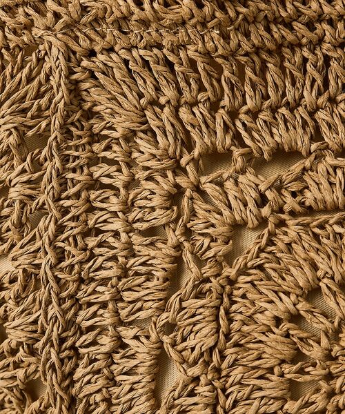 collex / コレックス かごバック | 【WEB限定】モチーフ編スクエアトートバッグ【予約】 | 詳細16