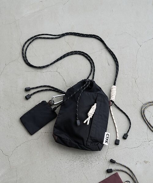 collex / コレックス ショルダーバッグ | 【WEB限定】【CTFK/コントロールフリーク】ナイロンハンディショルダーバッグ（ブラック）
