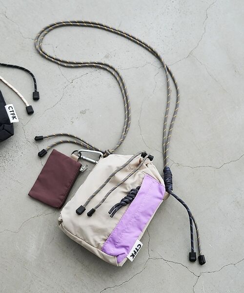 collex / コレックス ショルダーバッグ | 【WEB限定】【CTFK/コントロールフリーク】ナイロンハンディショルダーバッグ（ライトグレー）
