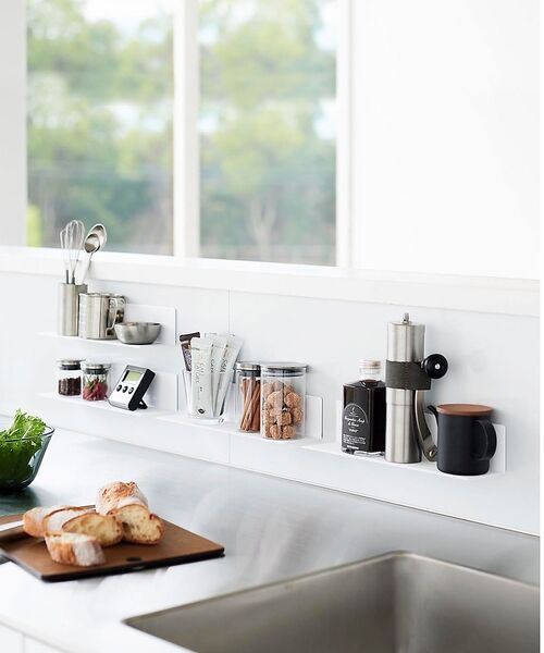 collex / コレックス インテリア・生活雑貨・ホビー・ステーショナリー | 【tower】マグネット キッチン棚 S 浮かせる収納 調味料ラック 小物整理 | 詳細10