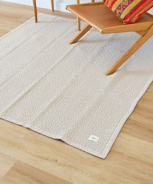 collex / コレックス 食器 | イブル クラウド柄 オーガニックコットン キルティングマット 正方形 150×1 | 詳細1