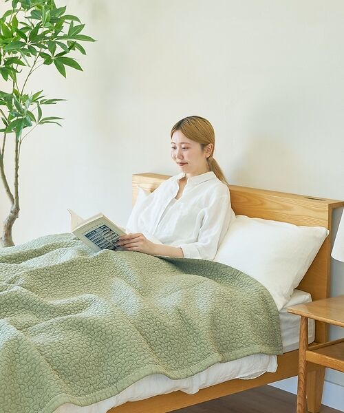 collex / コレックス 食器 | イブル クラウド柄 オーガニックコットン キルティングマット 正方形 150×1 | 詳細4