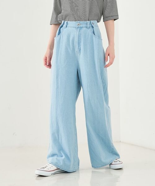 collex / コレックス デニムパンツ | タックウエストデニムパンツ | 詳細7