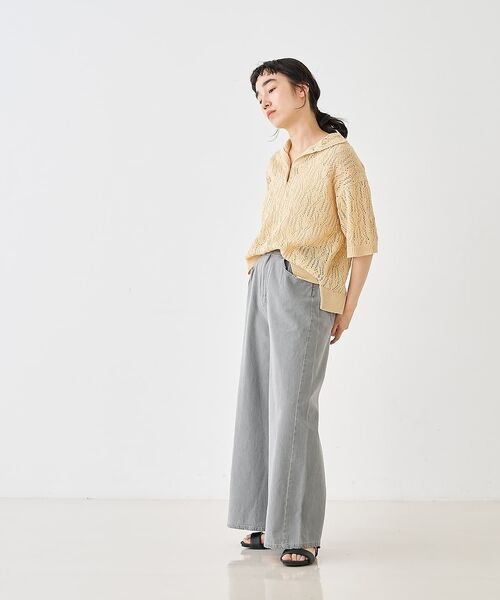 collex / コレックス デニムパンツ | タックウエストデニムパンツ | 詳細14