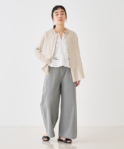 collex / コレックス デニムパンツ | タックウエストデニムパンツ | 詳細15