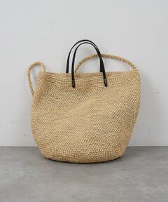 collex / コレックス かごバック | ラフィア革ハンドル2WAYトートバッグ【予約】