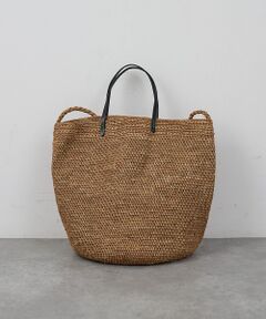 collex / コレックス かごバック | ラフィア革ハンドル2WAYトートバッグ