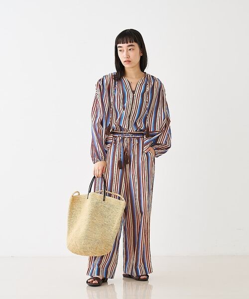 collex / コレックス かごバック | ラフィア革ハンドル2WAYトートバッグ【予約】 | 詳細11