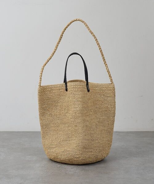 collex / コレックス かごバック | ラフィア革ハンドル2WAYトートバッグ【予約】 | 詳細19
