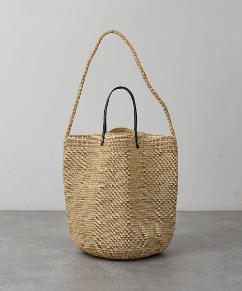 collex / コレックス かごバック | ラフィア革ハンドル2WAYトートバッグ【予約】 | 詳細21