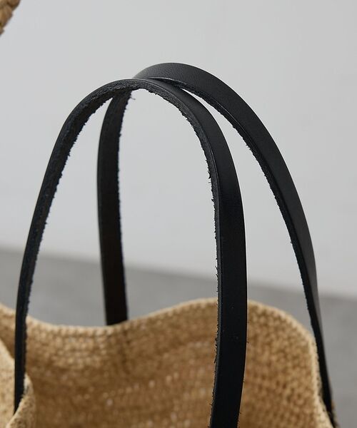 collex / コレックス かごバック | ラフィア革ハンドル2WAYトートバッグ【予約】 | 詳細22