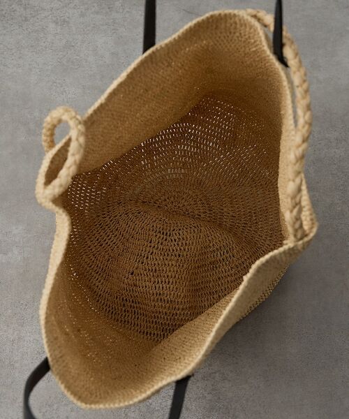 collex / コレックス かごバック | ラフィア革ハンドル2WAYトートバッグ【予約】 | 詳細25