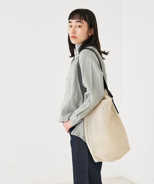 collex / コレックス トートバッグ | 【MARCO MASI】メッシュワンハンドルトートバッグ（アイボリー）