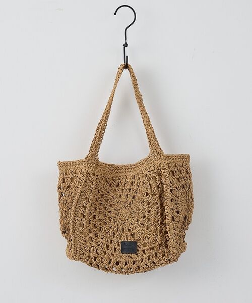 collex / コレックス かごバック | 【Swaraj /スワラージ】手編みペーパーラフィアトートバッグ【予約】（ベージュ）
