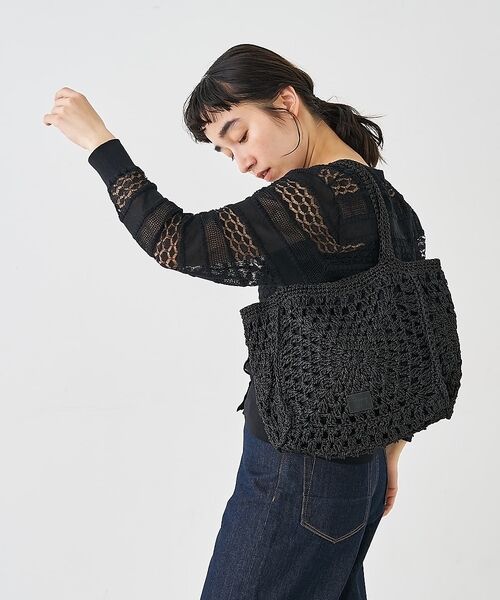 collex / コレックス かごバック | 【Swaraj /スワラージ】手編みペーパーラフィアトートバッグ【予約】 | 詳細24