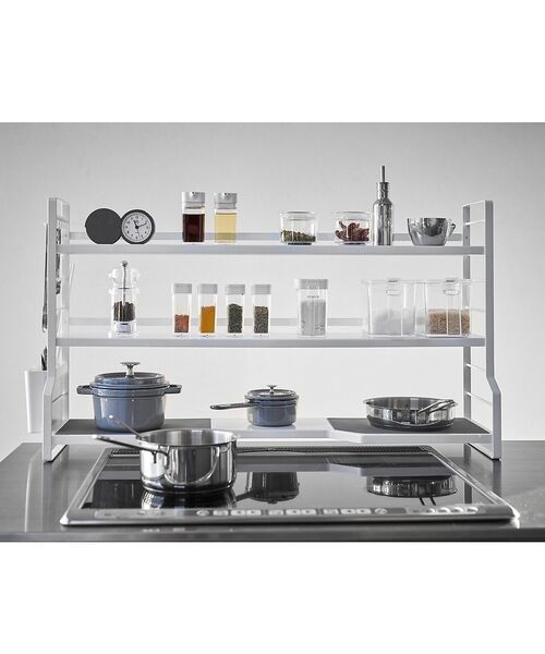 collex / コレックス インテリア・生活雑貨・ホビー・ステーショナリー | 【tower】 コンロ奥ラック3段 コンロ奥収納 調味料ラック | 詳細1