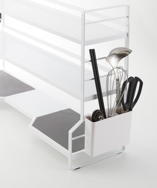 collex / コレックス インテリア・生活雑貨・ホビー・ステーショナリー | 【tower】 コンロ奥ラック3段 コンロ奥収納 調味料ラック | 詳細5