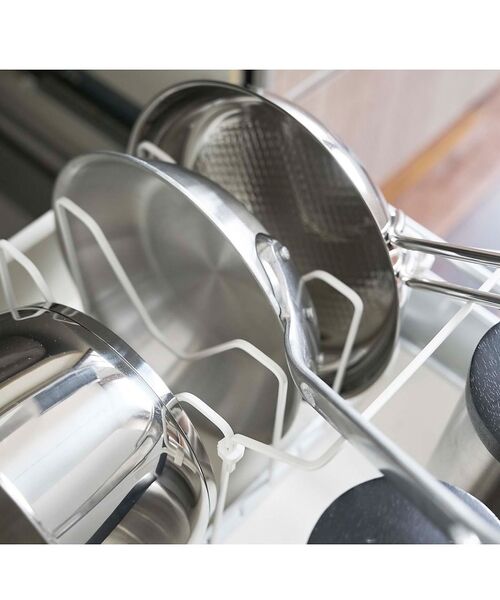 collex / コレックス インテリア・生活雑貨・ホビー・ステーショナリー | 【tower】シンク下 伸縮鍋蓋＆フライパンスタンド キッチン収納 | 詳細3