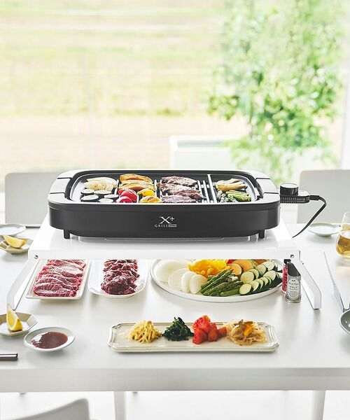 collex / コレックス インテリア・生活雑貨・ホビー・ステーショナリー | 【tower】下が使える電気プレートラック ホットプレート 収納 折り畳 | 詳細4