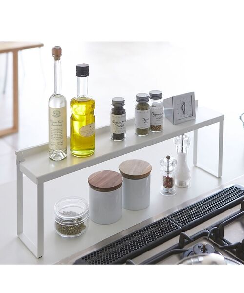 collex / コレックス インテリア・生活雑貨・ホビー・ステーショナリー | 【tower】コンロ奥隙間ラック キッチンラック 汚れ防止 スリム収納 | 詳細1