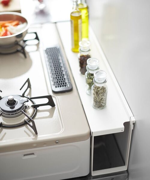 collex / コレックス インテリア・生活雑貨・ホビー・ステーショナリー | 【tower】コンロ奥隙間ラック キッチンラック 汚れ防止 スリム収納 | 詳細2