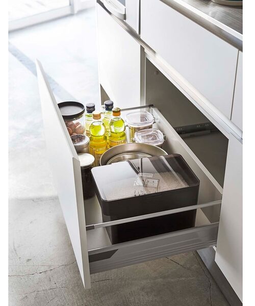 collex / コレックス インテリア・生活雑貨・ホビー・ステーショナリー | 【tower】密閉 シンク下米びつ 5kg 計量カップ付 スリム 米保存容器 | 詳細10