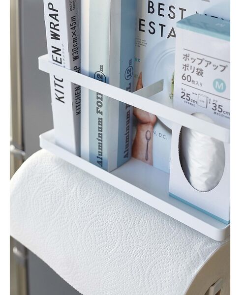 collex / コレックス インテリア・生活雑貨・ホビー・ステーショナリー | 【tower】マグネット キッチンペーパー＆ラップホルダー 冷蔵庫収納 小物整理 | 詳細5