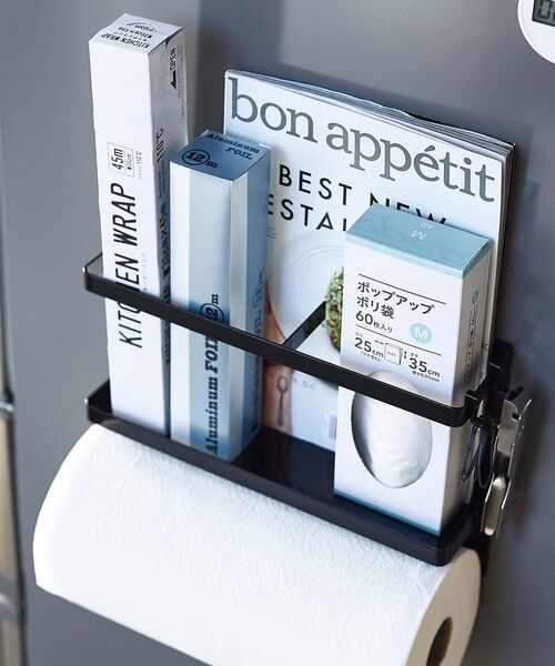 collex / コレックス インテリア・生活雑貨・ホビー・ステーショナリー | 【tower】マグネット キッチンペーパー＆ラップホルダー 冷蔵庫収納 小物整理 | 詳細13