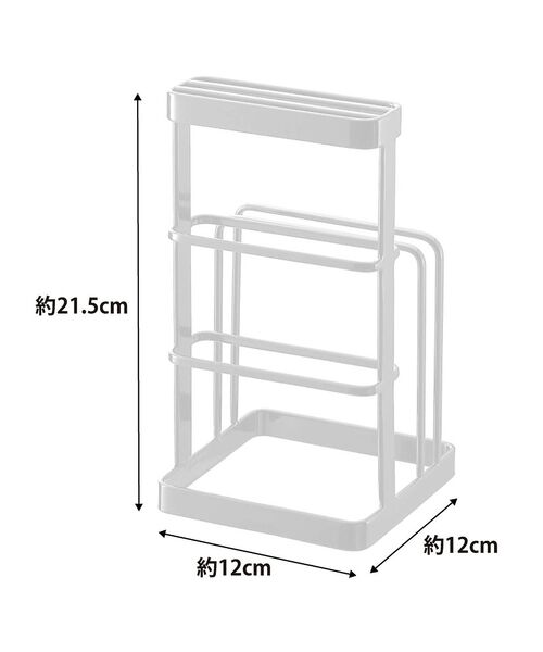 collex / コレックス インテリア・生活雑貨・ホビー・ステーショナリー | 【tower】カッティングボード＆ナイフスタンド 包丁収納 まな板収納 キッチン | 詳細2