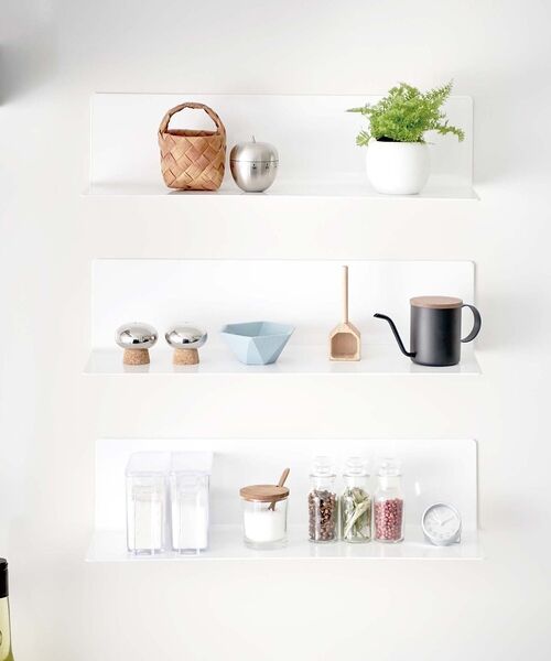 collex / コレックス インテリア・生活雑貨・ホビー・ステーショナリー | 【tower】マグネット キッチン棚 ワイド 浮かせる収納 調味料ラック 小物整 | 詳細3