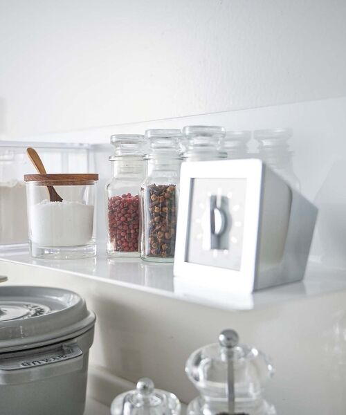 collex / コレックス インテリア・生活雑貨・ホビー・ステーショナリー | 【tower】マグネット キッチン棚 ワイド 浮かせる収納 調味料ラック 小物整 | 詳細6