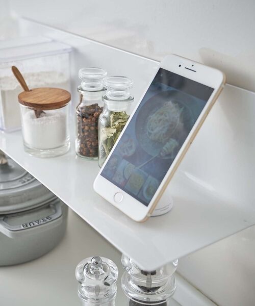 collex / コレックス インテリア・生活雑貨・ホビー・ステーショナリー | 【tower】マグネット キッチン棚 ワイド 浮かせる収納 調味料ラック 小物整 | 詳細8