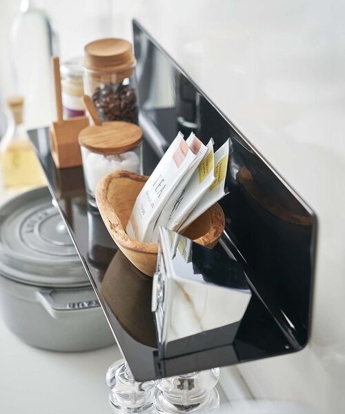 collex / コレックス インテリア・生活雑貨・ホビー・ステーショナリー | 【tower】マグネット キッチン棚 ワイド 浮かせる収納 調味料ラック 小物整 | 詳細10