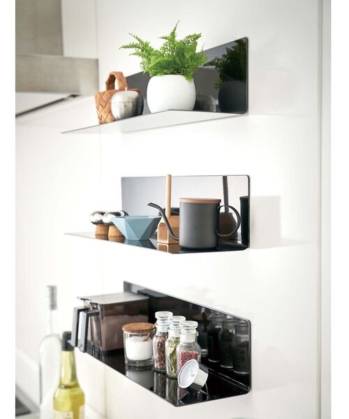 collex / コレックス インテリア・生活雑貨・ホビー・ステーショナリー | 【tower】マグネット キッチン棚 ワイド 浮かせる収納 調味料ラック 小物整 | 詳細16