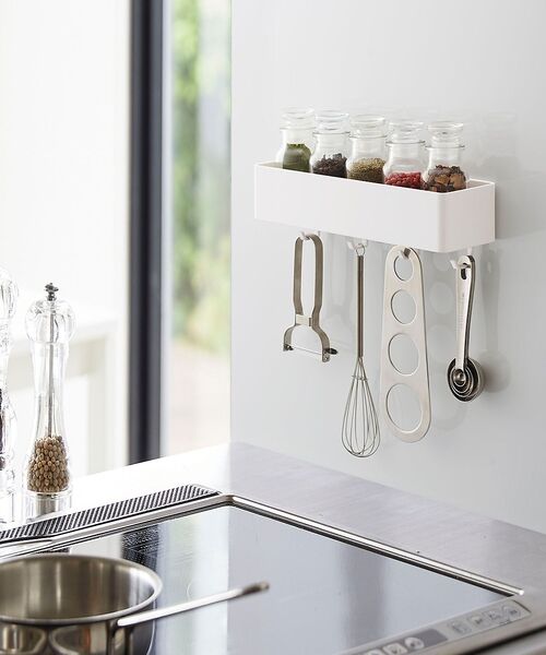 collex / コレックス インテリア・生活雑貨・ホビー・ステーショナリー | 【tower】マグネットストレージラック 冷蔵庫 小物 収納 タワー（ホワイト）