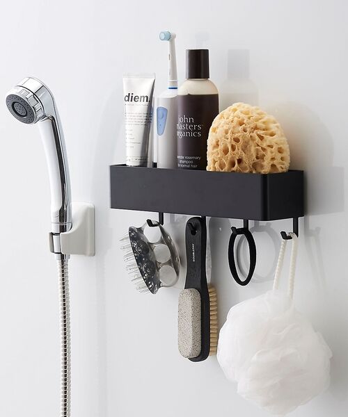 collex / コレックス インテリア・生活雑貨・ホビー・ステーショナリー | 【tower】マグネットストレージラック 冷蔵庫 小物 収納 タワー（ブラック）