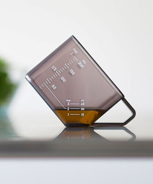 collex / コレックス インテリア・生活雑貨・ホビー・ステーショナリー | 【tower】大さじも量れる計量カップ 2WAY 計量 電子レンジ対応 食洗機対（ブラック）