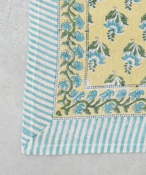 collex / コレックス インテリア・インテリア雑貨 | マルチクロス ボニータ花柄 ブロックプリント 145×225 | 詳細4