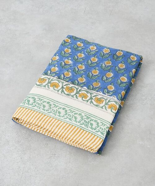 collex / コレックス インテリア・インテリア雑貨 | マルチクロス ボニータ花柄 ブロックプリント 145×225 | 詳細7