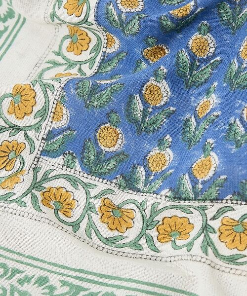 collex / コレックス インテリア・インテリア雑貨 | マルチクロス ボニータ花柄 ブロックプリント 145×225 | 詳細8