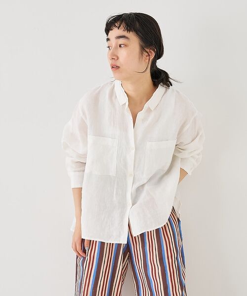 collex / コレックス シャツ・ブラウス | Wカラー リネンシャツ【予約】 | 詳細3
