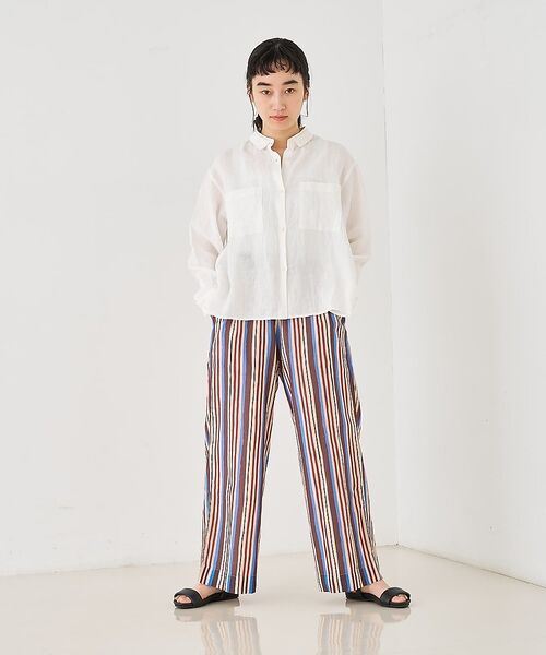 collex / コレックス シャツ・ブラウス | Wカラー リネンシャツ【予約】 | 詳細5