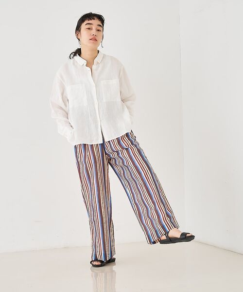 collex / コレックス シャツ・ブラウス | Wカラー リネンシャツ【予約】 | 詳細6