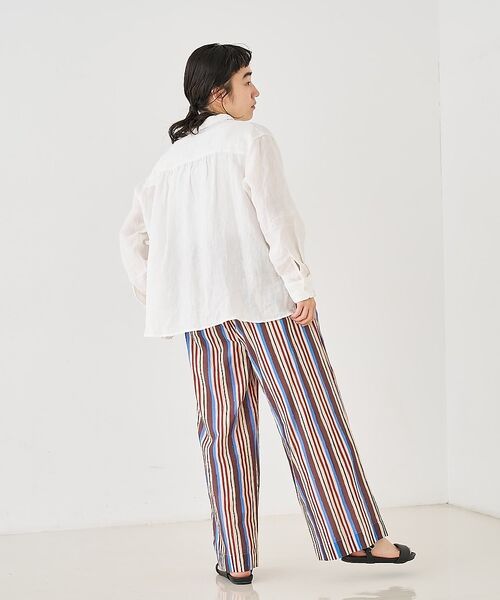 collex / コレックス シャツ・ブラウス | Wカラー リネンシャツ【予約】 | 詳細8